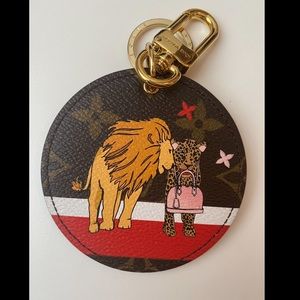 Louis Vuitton bag charm Xmas Panther
